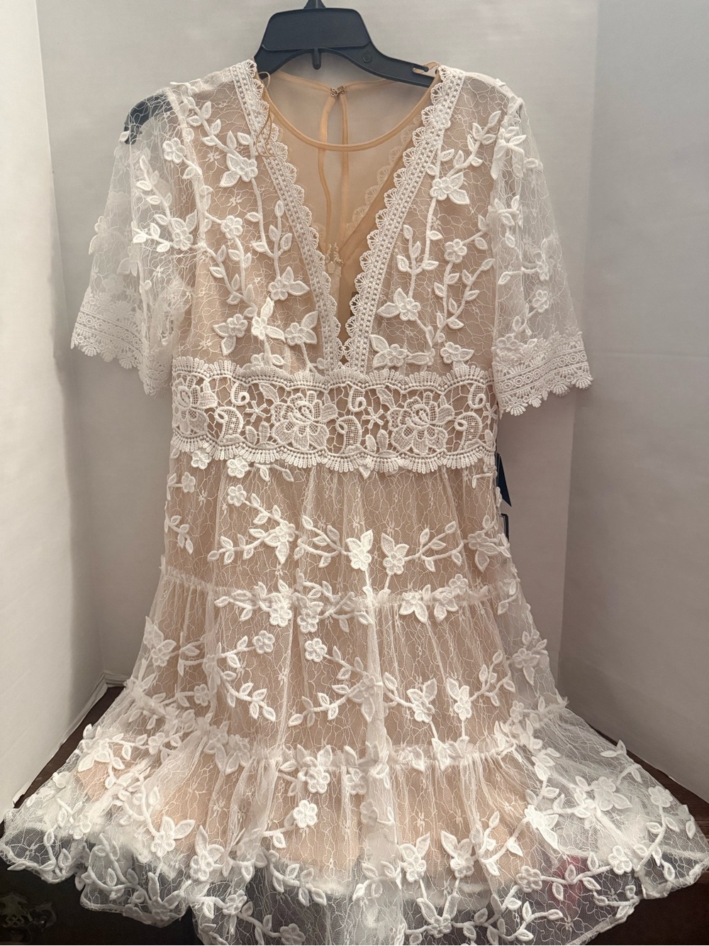 Adrianna Papell Lace Embroidery NWT size 6
